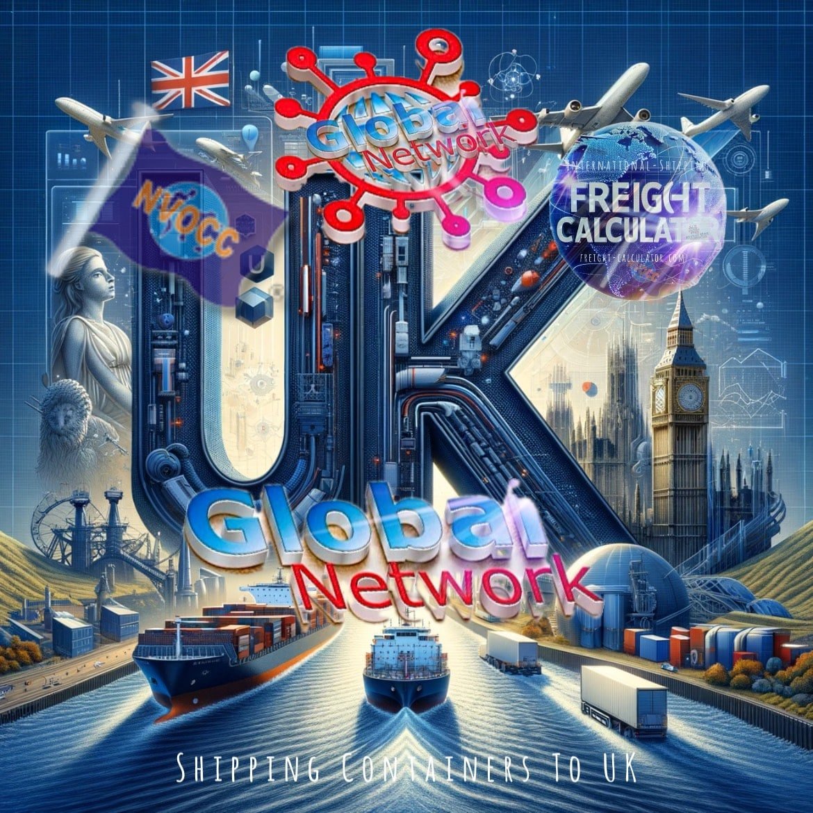International Shipping Freight Calculator to London