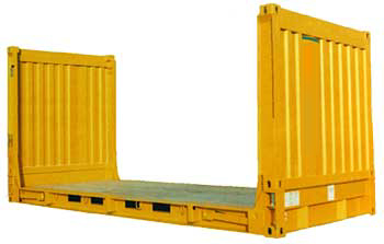 20' Flat Rack Refurbished