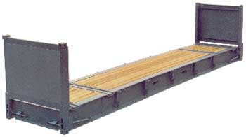 40' Flat Rack Refurbished